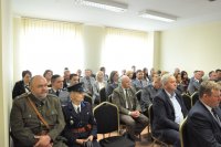 Goście zebrani na konferencji pn. &quot;Spotkanie z historią. Policja w II Rzeczypospolitej&quot;.