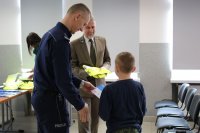 Spotkanie z dziećmi w ramach inauguracji dziecięcej szkoły bezpieczeństwa
